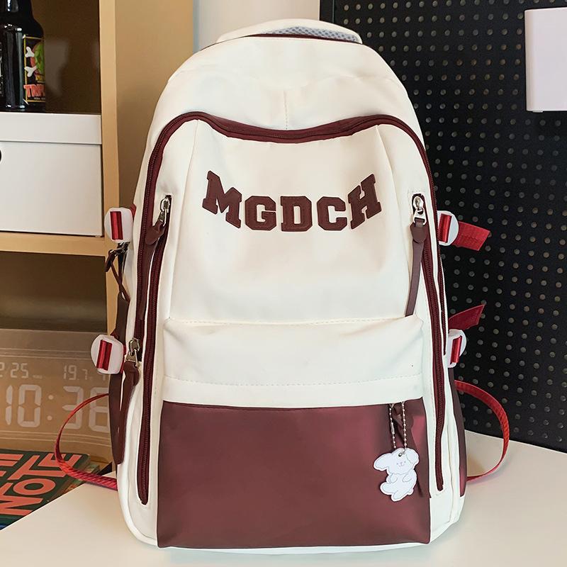 Школьный рюкзак для девочки начальной школы с алфавитом, рюкзак для ученика средней школы, рюкзак для студента колледжа