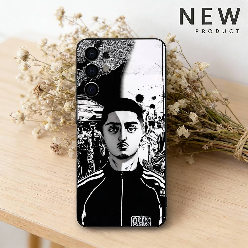 M-Morad MDLR Morad Singer Phone Case For Samsung S26,25,24,23,22,30,21,10,9,Ultra,Plus,Lite Black Soft Case