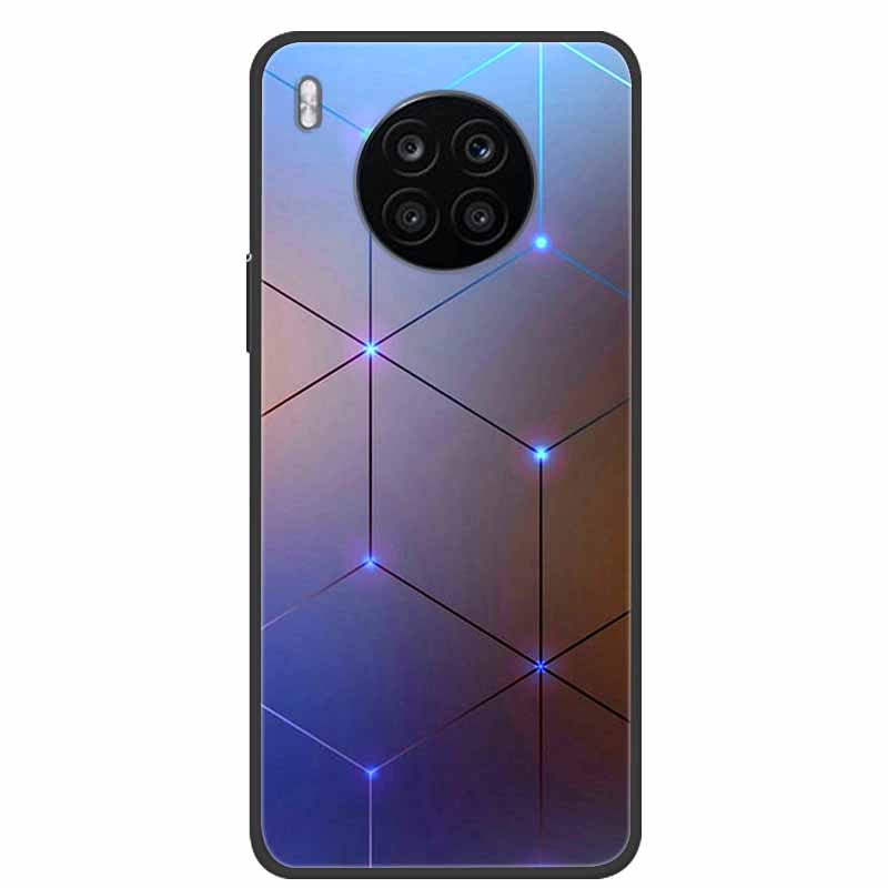 For Honor 50 Lite Case Shockproof Soft silicone TPU Back Cover For Huawei Honor 50 Lite Phone Cases Honor50 Lite Cute Cartoon