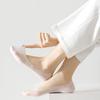 Носки женские, хлопковые, невидимые, летние, тонкие, дышащие, мягкие, силиконовые, нескользящие, модные, на высоком каблуке, носки-лодочки, носки на подошве, 5 пар