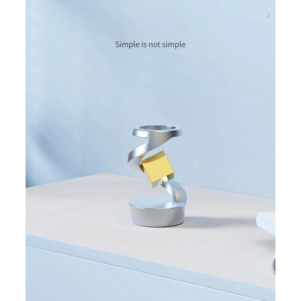 Relieve Stress Floating Gyroscope Official Desk Gadgets Metal Stress-Stress Reducing Toys Fidget Spinner Roller Spinning Top Tip