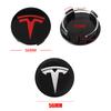 AKZ1 56mm 180mm Car Wheel Center Hub Cap Sticker Logo Cover Accessories For Tesla Model 3 Model Y Model S Model X Cybertruck Coil WYE