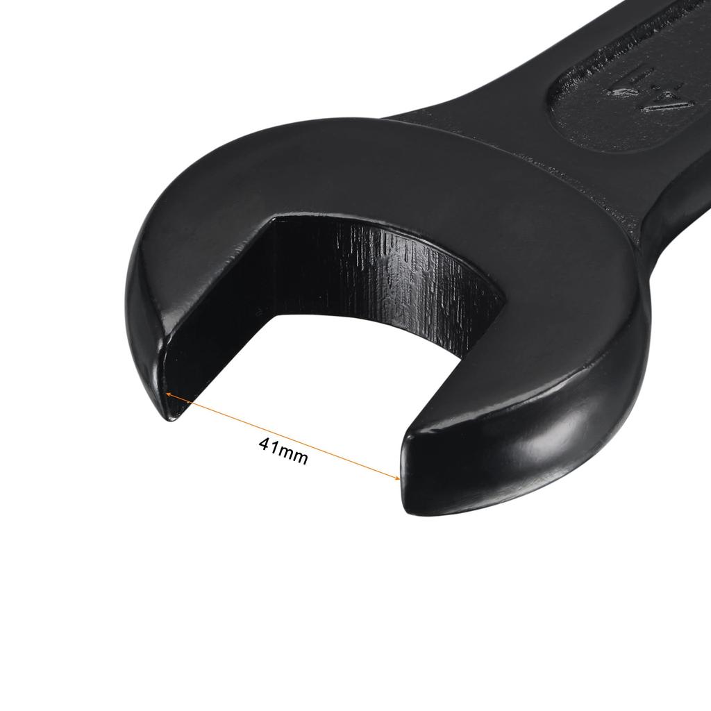 uxcell 41mm Striking Steel Single Head Hand Tool Open-End Wrench, High-Tensile Spanner,