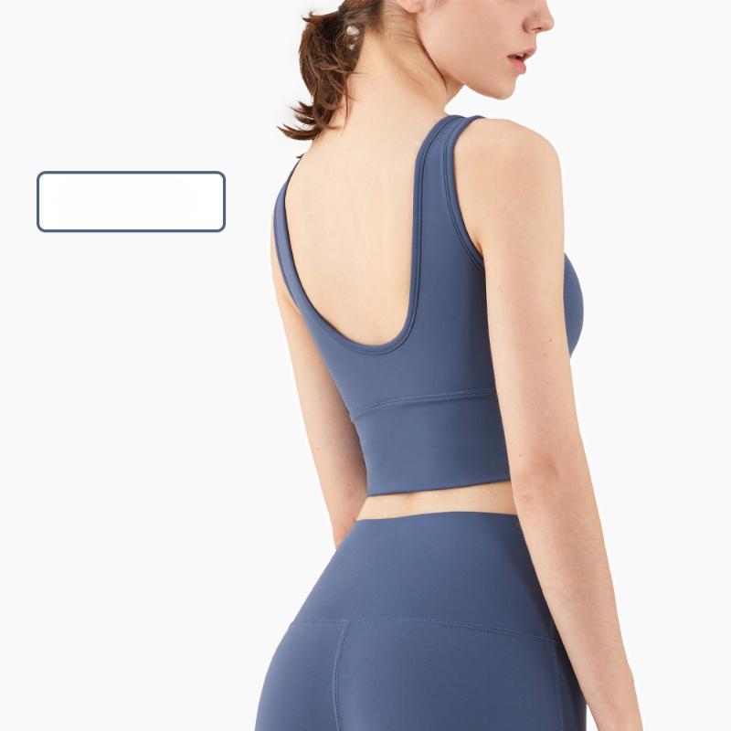 Женский красивый бюстгальтер для йоги на спине, антибликовый, амортизирующий, собирающий спортивный бюстгальтер