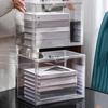 Practical Clear Space-saving Visible Desktop Storage Boxes for Purse Clutch Handbag Book Storage Box
