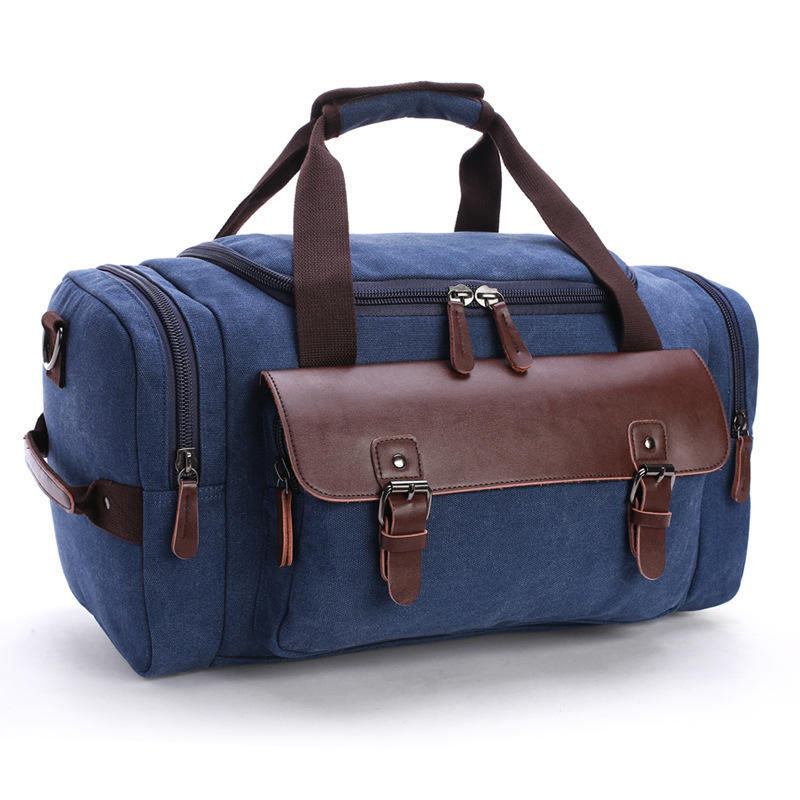 High Quality Canvas Large Capacity Travel Shoulder Handbag Crossbody Travel Duffel Women Duffle Bag