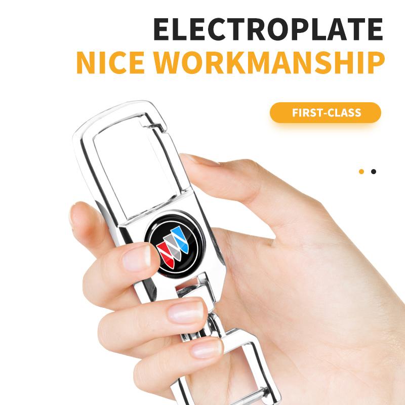 1Pcs Key Chain Car Keyring Pendant Keychain Decor Styling For Buick Regal Lacrosse Avenir Envision Angkola Electra Anthem Cascada Avista Riviera