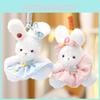 Skirt Bow White Rabbit Plush Toy Pendant Animal Keychain Bag Decoration Gift