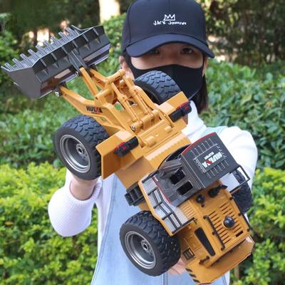 Новый 1:18 Пульт дистанционного управления бульдозер инженерная лопата погрузчик инженерная машина игрушки детские игрушки для мальчиков модель бульдозера трактора 6 каналов