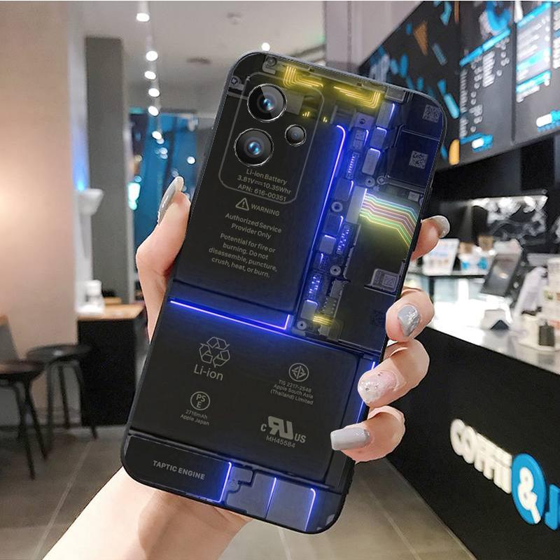 Чехол для телефона Realme GT 2 Pro X2 Pro XT C25S 9 8 7 6 Pro GT Master C3 C21 C21Y C11 C35 C31 X3 SuperZoom, монтажная плата батареи