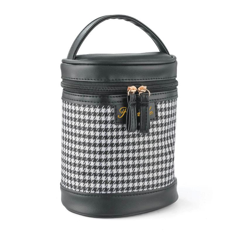 Дорожная водонепроницаемая женская сумочка для макияжа, ретро модная косметичка для хранения, простая косметичка на молнии, аксессуары