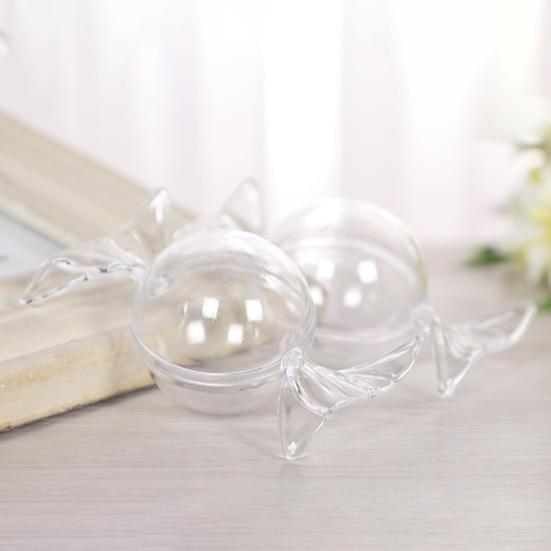 12 шт./пакет, очаровательная съемная коробка для конфет, акриловая симпатичная шоколадная коробка в форме конфет для дома