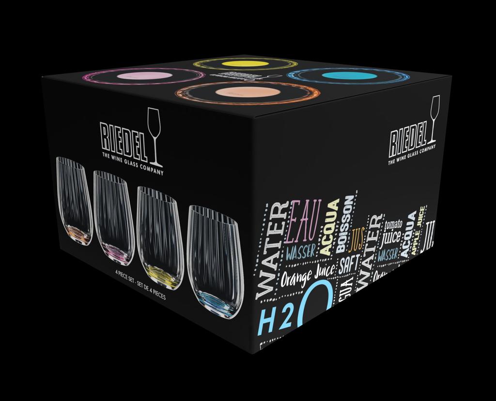 [Authentic] RIEDEL Happy O Optical Glass Tumbler Collection (4 Colors) 344ml 5515/44 Clear