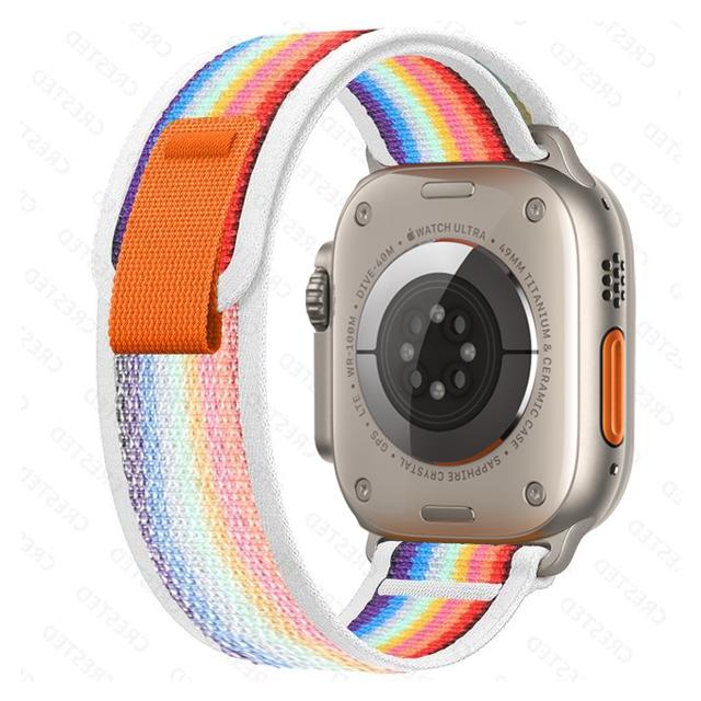 Trail Loop для Apple Watch ремешок 49 мм 44 мм 40 мм 45 мм 41 мм 42 мм 38 42 мм браслет Correa iWatch Ultra series 7 6 5 3 se 8 ремешок