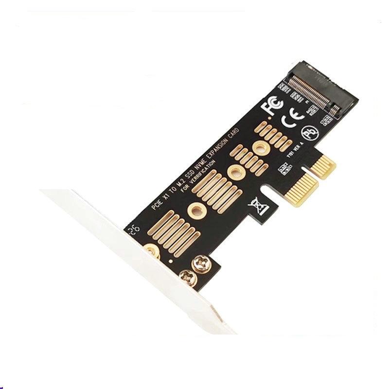 1 шт. Адаптер-удлинитель PCI-Express на M.2 для твердотельного накопителя, карта-конвертер PCIe X1 X4 в M.2 NVMe для SSD 2230 2242 2260 2280