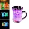 Красочные светящиеся чашки Посуда Красочные стаканы Светящаяся посуда Акриловая текстура Подходит для пары и друга