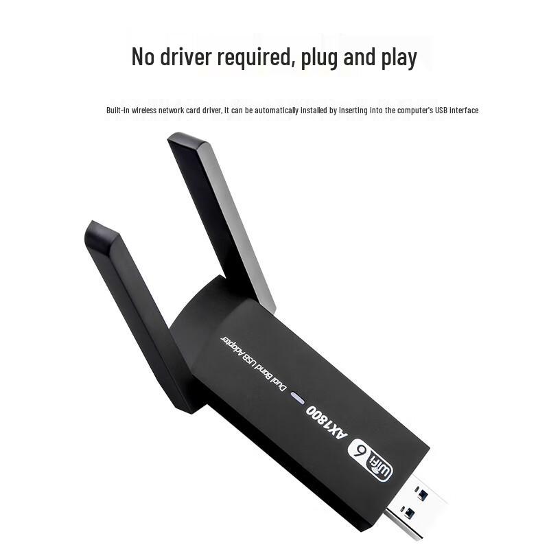 Беспроводной USB-адаптер MOGEMOGE AX1800 Wi-Fi 6 (Китайская версия)