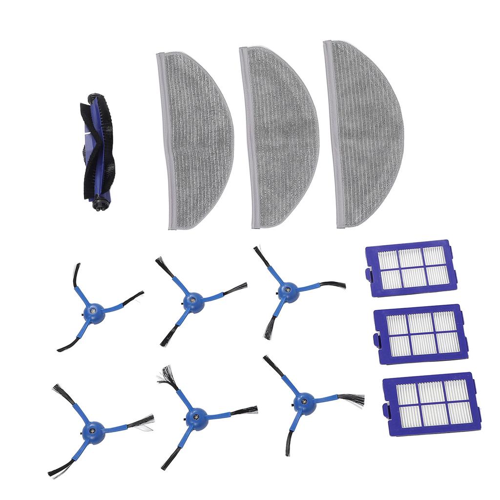 Запасные части для робота-пылесоса RoboVac X8: фильтр, салфетка для швабры, основная щетка, боковая щетка, аксессуары