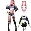 ZOMOZO Zenless Zone Zero Cosplay Costume with Wig for Perfect for School and Halloween Size Adults, Festivals, Events, (Nico, M)
