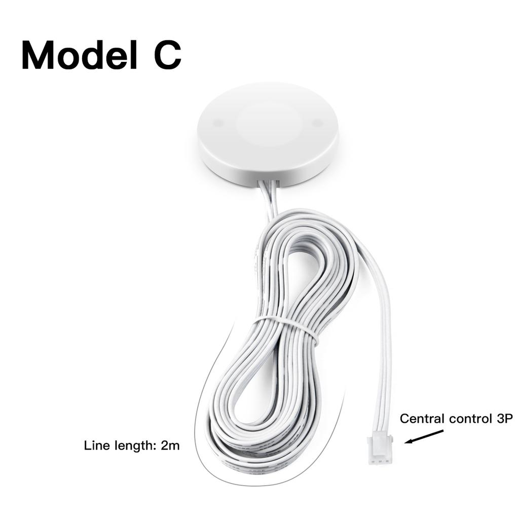 Проникающая деревянная панель 25 мм, беспроводной сенсорный датчик, светодиодный выключатель света, управление 12 В-24 В, 60 Вт, ручное управление, сенсорный диммер с регулируемой яркостью