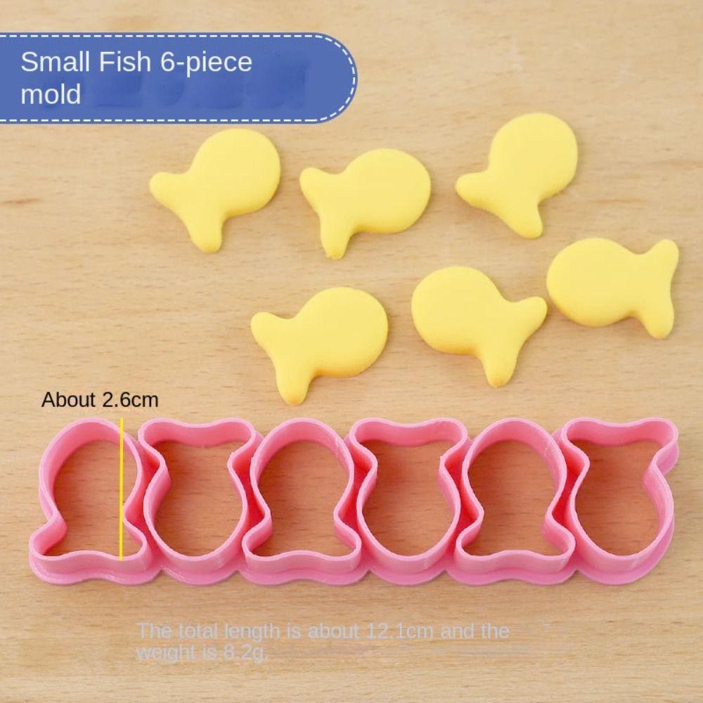Формочки для печенья в форме рыбок, мини-формочка для выпечки «Золотая рыбка», форма для торта «Сделай сам», инструменты для выпечки для домашних животных