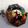 Witchcraft, Moonlit Magic Automatic folding umbrella  simple eight rib design, bright color pattern, durable iron frame, ideal for travel an