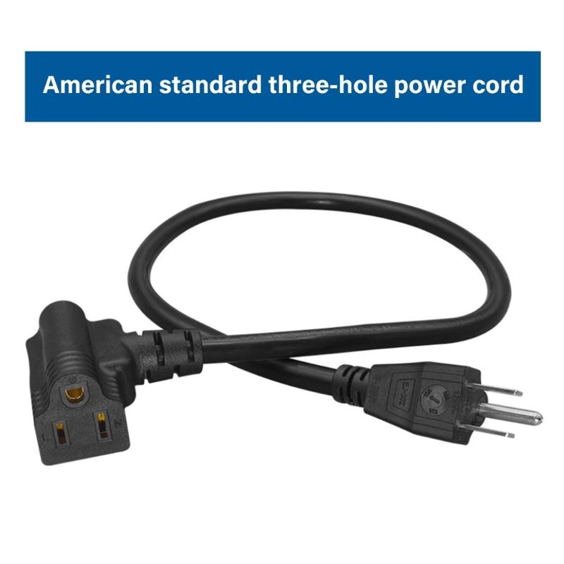 Short Y Splitter Power Cable NEMA 5 15P to 5 15R and C5 30CM/60CM Replacement Cord for Electronics