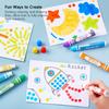 Shuttle Art Dot Marker Color for Includes 1 Coloring Easy to Great for and Gifts Pens, 30-Color Set, 12ml, Kids, Water-Based, Washable, Book, Grip,