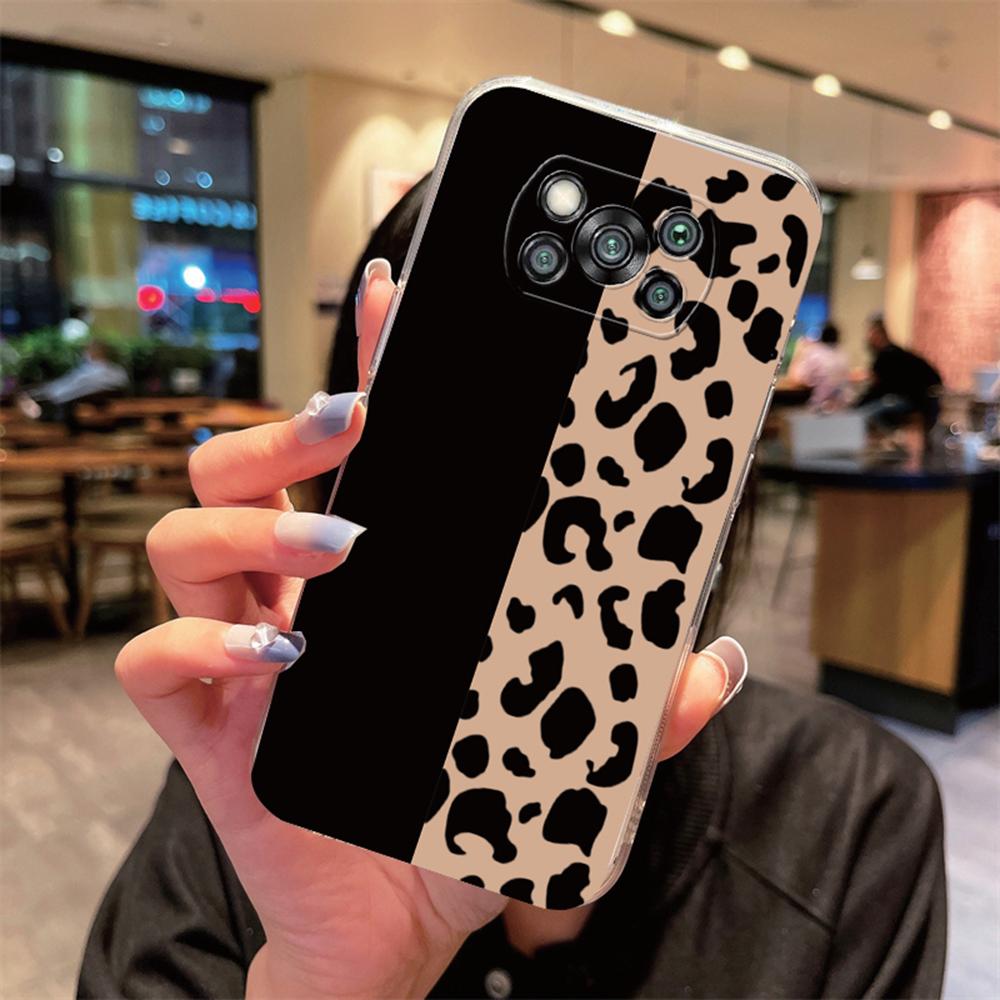 Корова Черный Розовый Леопардовый Принт Для Xiaomi Poco X3 NFC X3Pro X 3 6.67" Чехол Для Телефона Защитная Крышка Камеры Художественный Синий Мраморный ТПУ