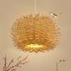 Подвесной светильник Bird Nest Lamp из ротанга, плетеная деревянная ручная работа, подвесной светильник для отеля, кафе, гостиной, столовой, подвесной потолочный светильник
