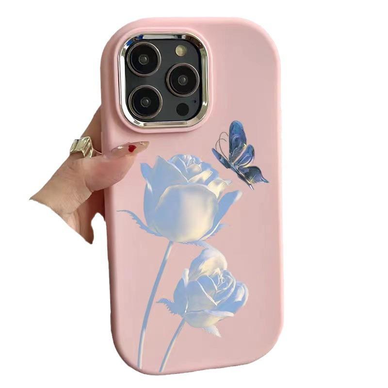 Бабочка Подходит для Apple 15pro Европа и Америка 16promax Чехол для мобильного телефона Iphone14 Креативный 13mini12