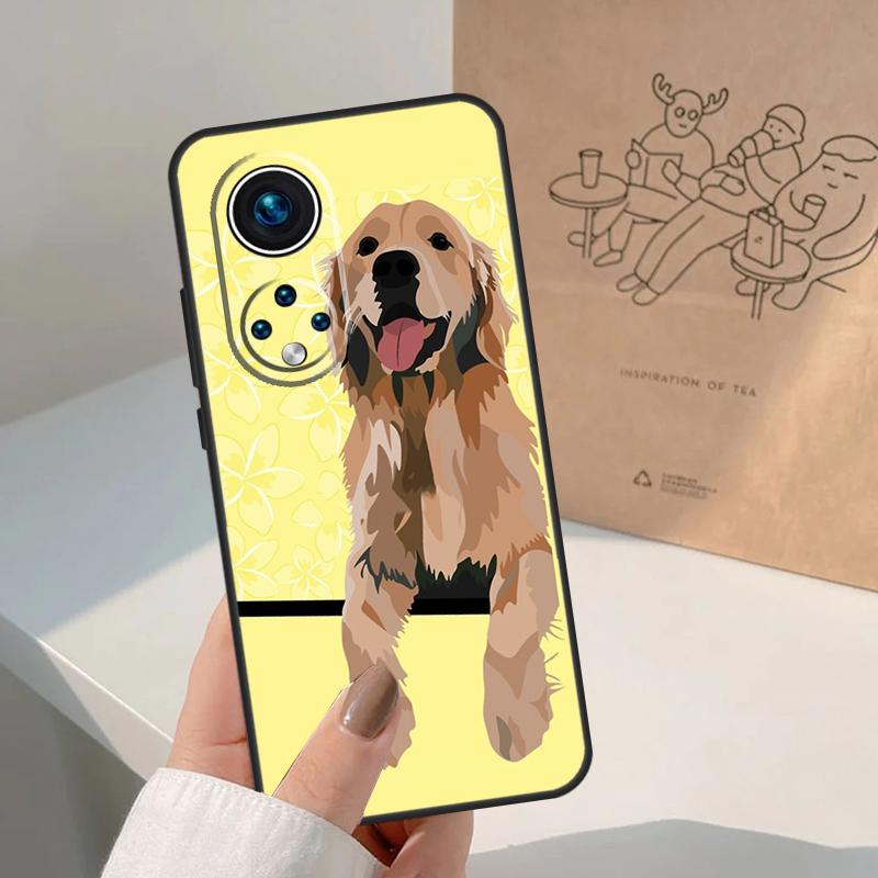 Мультяшная собака Золотистый ретривер Чехол для Honor Magic 8 Pro 7 6 5 Lite Для Honor Win RT 200 400 50 70 90 X8b X9a X9b X9c X9d