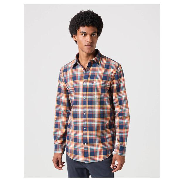 Рубашка Wrangler LS 1 Pocket Shirt