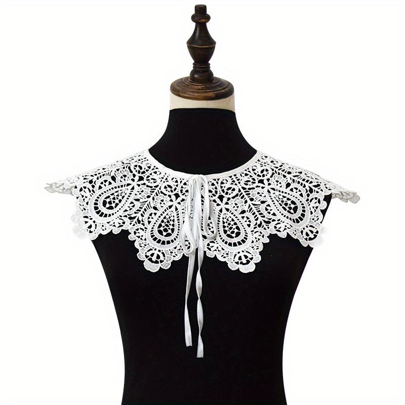 Female Cloud Shoulder Ming System False Collar Small Shawl\t Lace Shawl Peplum Openwork Collar Girl'S Accessory Hanfu