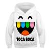 Толстовки 3D принт Игра Toca Life World Toca Boca Виртуальный Создатель Игрушек Свитшоты Мальчик Девочка Толстовки с Капюшоном Детская Толстовка Оверсайз