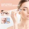 LITE-Триммер для бровей и лица 2-в-1 Электрический триммер-бритва для бровей со встроенной светодиодной подсветкой