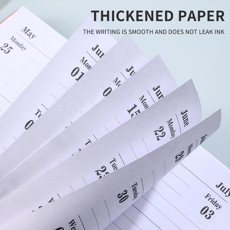 Карманный планер А6 на 2026 год: Английский ежедневник и 365-дневный международный блокнот для управления временем