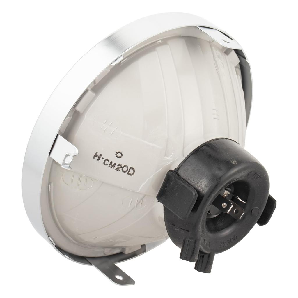 Stanley Electric Headlamp for Stanley Street Hyper FB04 (STANLEY) Multi-Reflector Motorcycles, Halogen, Round, Blue, 100/90W,