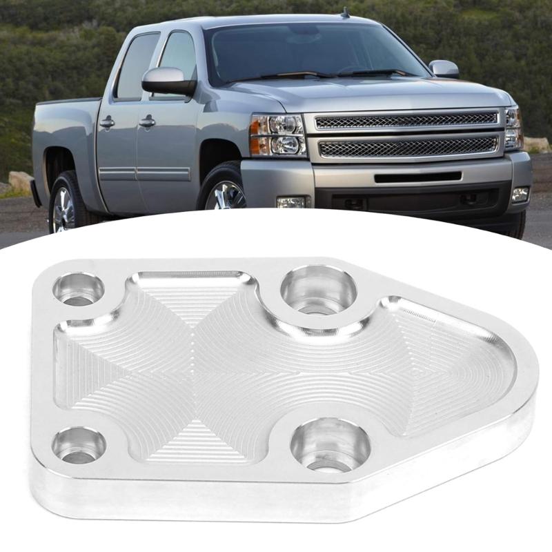 Пластина топливного насоса с прокладкой и болтами, алюминиевый комплект монтажной пластины топливного насоса для двигателя 283 327 350 2071