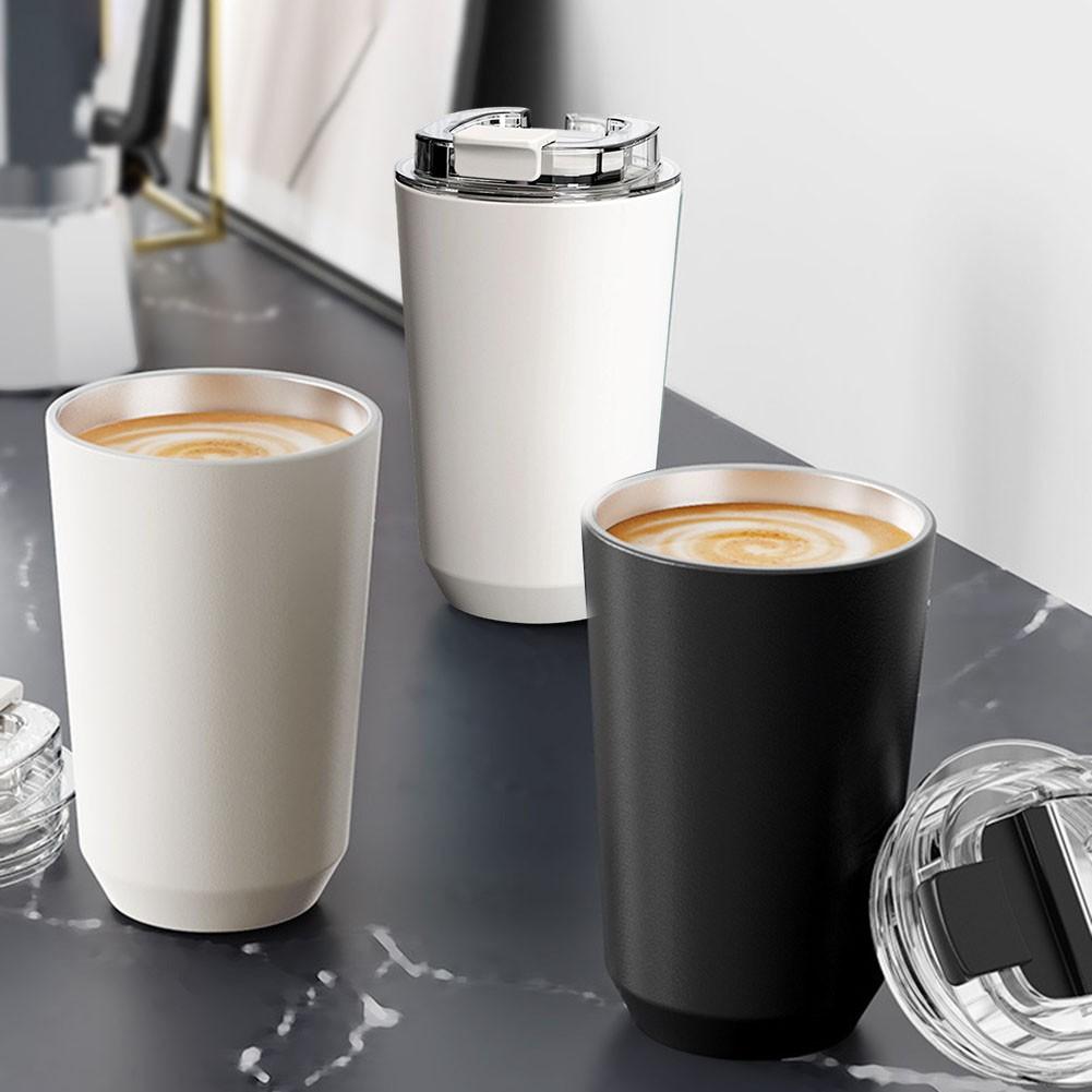 304 Stainless Steel Vacuum Cup with Leak Proof Flip Lid for Travel