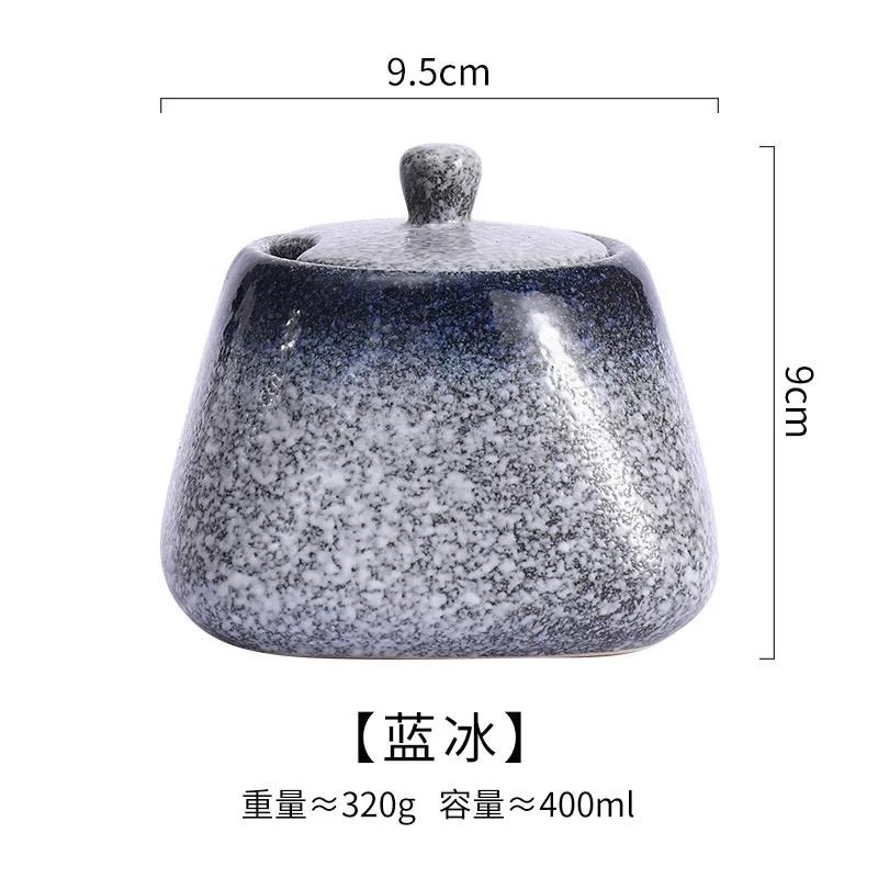 Горшок для приправ, керамическая коробка для приправ, набор для приправ на кухне, перечница, соль, сахар, перец чили