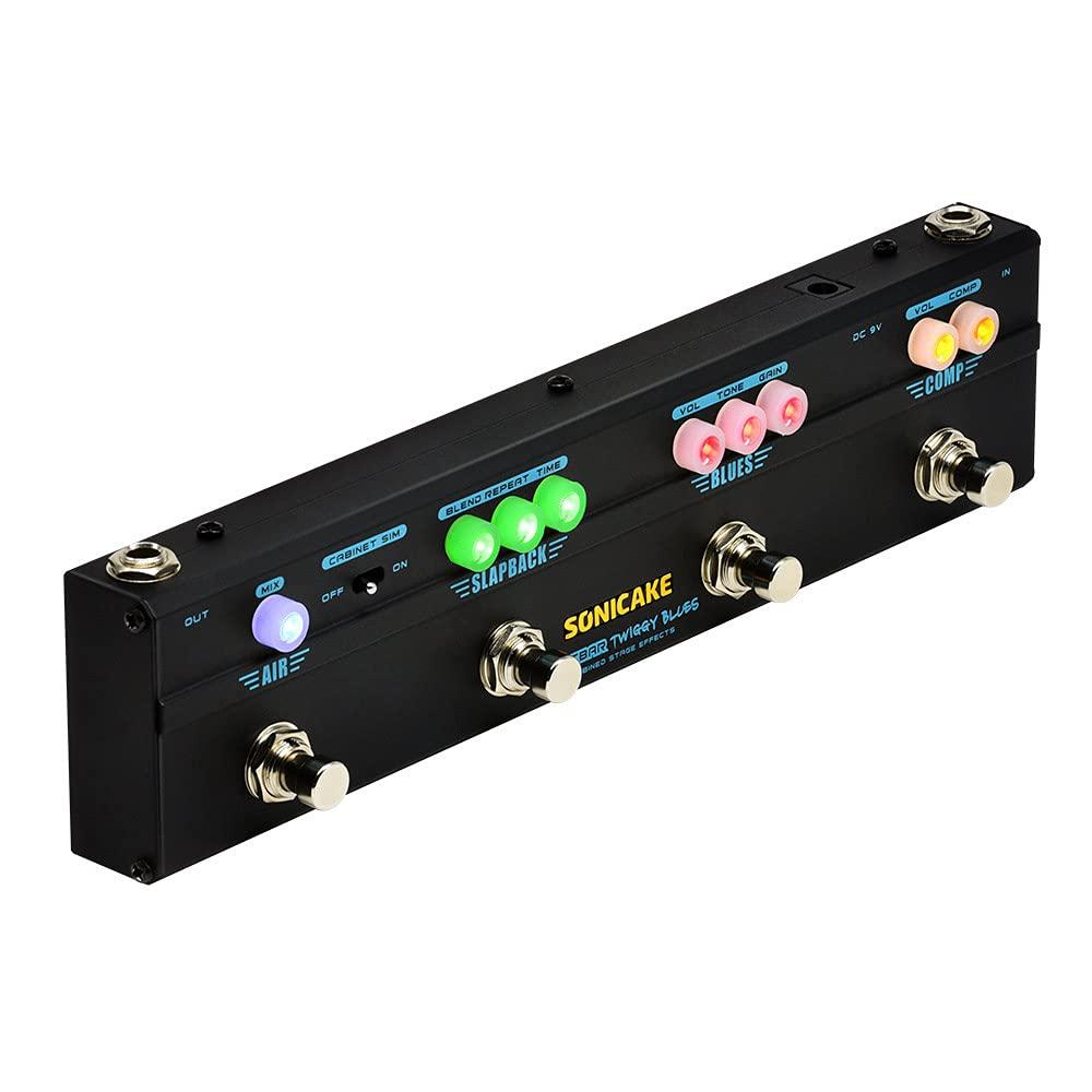 SONICAKE Delay Reverb Compressor Overdrive Multi Effects Twiggy Blues & & &