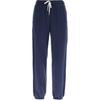 Polo Ss23 Solid Color Logo Embroidered Drawstring Elastic Waist Casual Sports Pants Women Pants Navy-Blue 211891560-002
