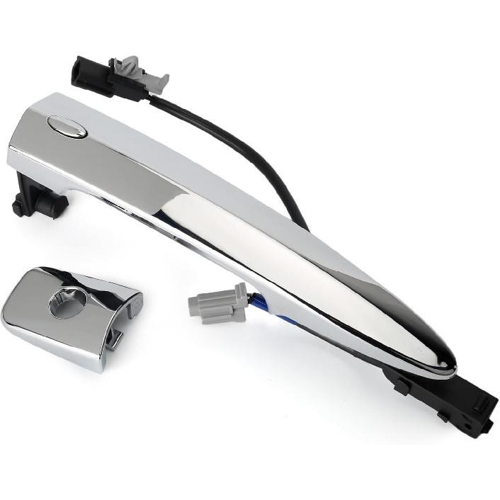 806469N00A Внешняя хромированная ручка двери, передняя левая, сторона водителя, с датчиком и системой бесключевого доступа Smart Keyless Entry, Для Nissan 2009-2018