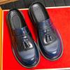 Summer Fashion New Men Tassels Platform Half Slippers Loafer Male Casual Thick Bottom Mules Moccasins Breathable Driving Shoes