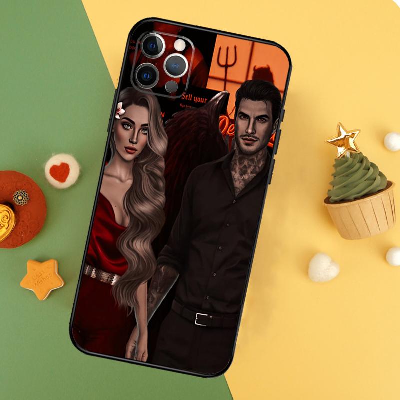 Чехол для телефона Romance Club Для iPhone 14 16 15 12 11 13 Pro Max X XR XS Max 7 8 Plus 12 13 Mini Чехол