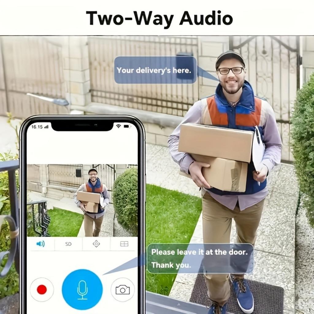 Bulb Security Camera with 360° Pan/Tilt, Two-Way Audio, Instant Video Streaming, Multi-Person Sharing, Cloud and SD Card Storage (not Included)