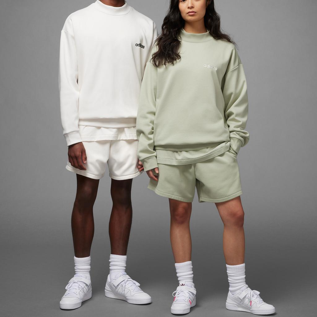 Adidas Оригинальный баскетбольный мяч с трилистником: Свитер с круглым вырезом Chapter 1 Series Свитер унисекс Halo-Green IA3434