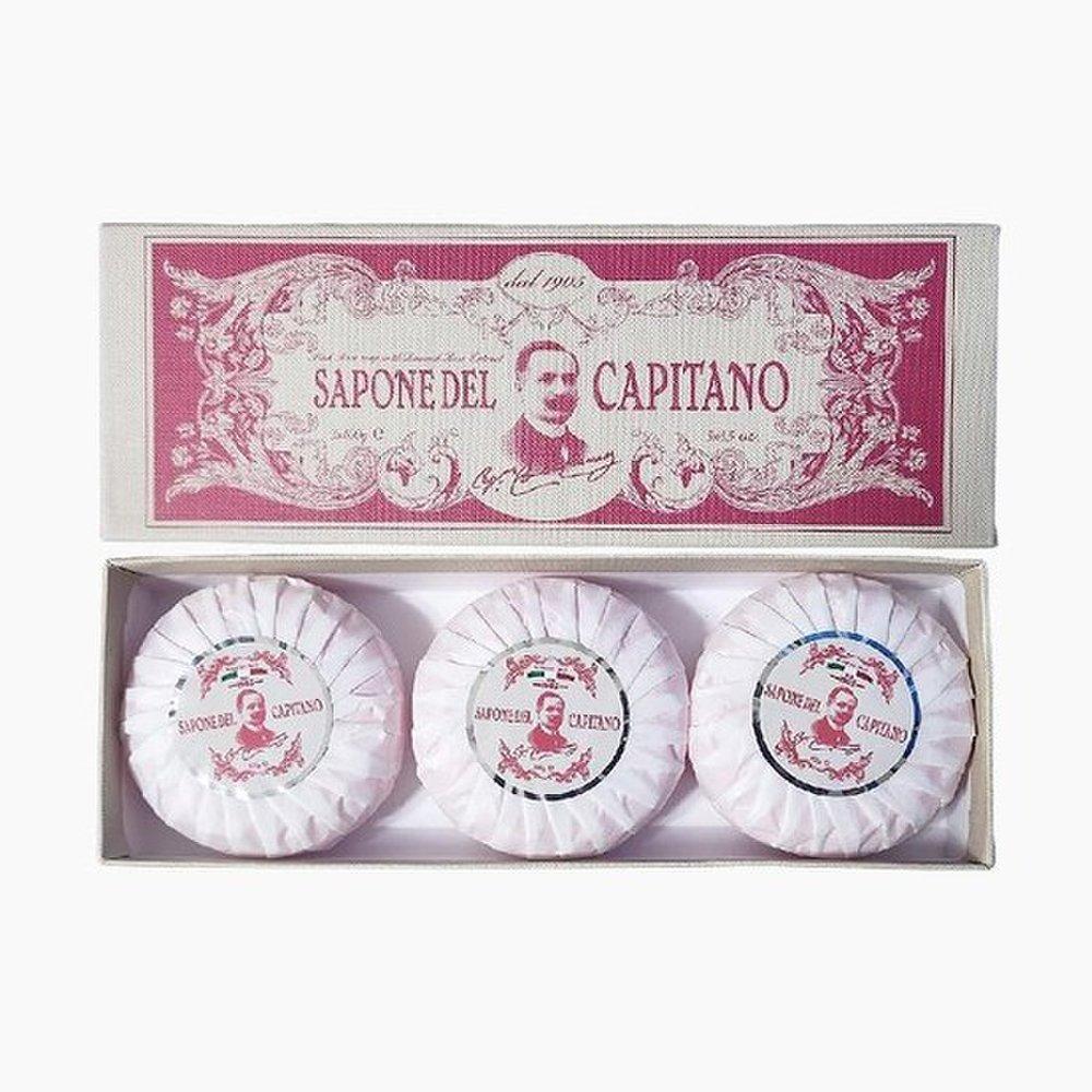 CAPTAINO 1905 Мыло SAPONE DEL CAPTAINO ROSE PREMIUM