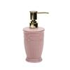 Stained Carved Empty Pump Refillable Bathroom Shampoo Shower Gel Bottles Dispenser Liquid Soap Dispenser Bath Gel Press